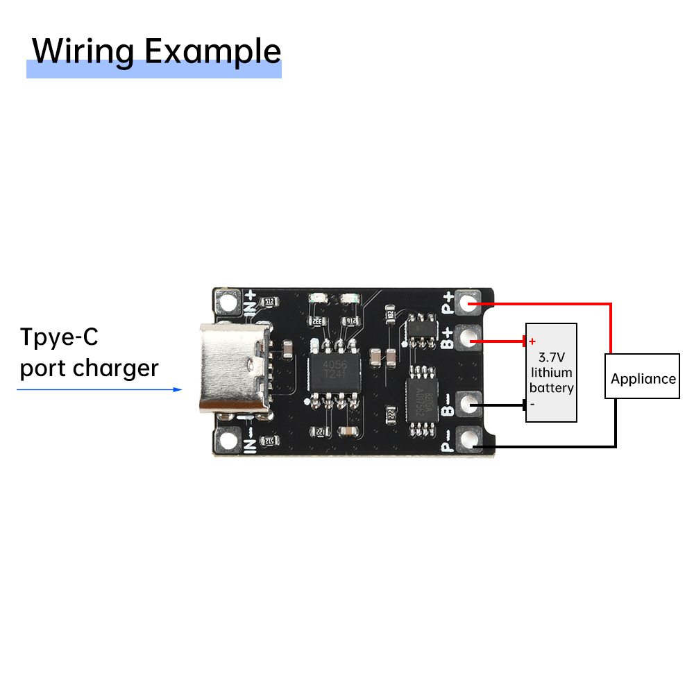 5pcs Type C DC 4-8V TP4056 Li- - đánh giá và giá Li Ion Charger Module