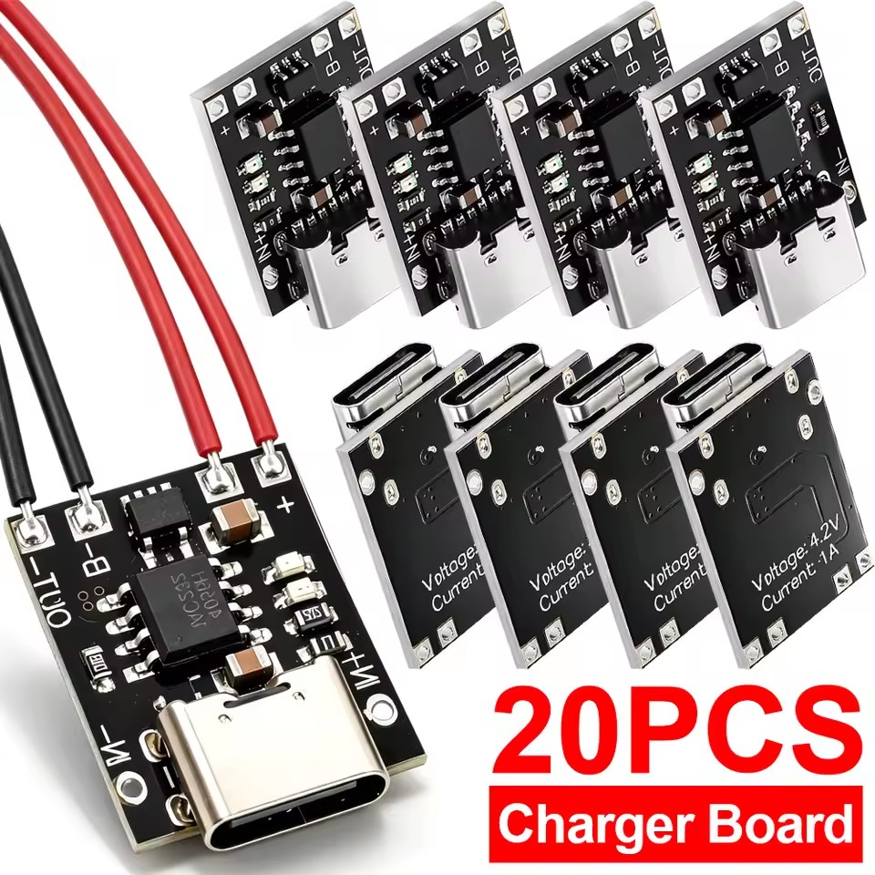 Type-C Charging Board with Pro - đánh giá và giá Li Ion Charger Module
