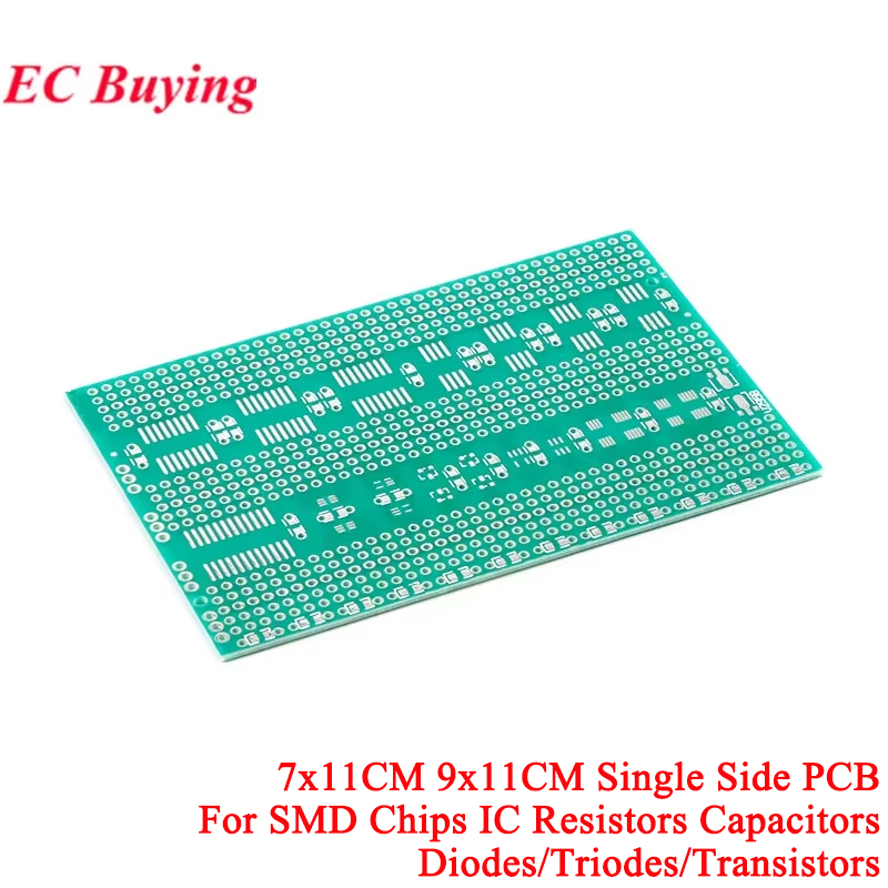 7X11Cm Mặt Đơn SMD Đa Năng PCB - đánh giá và giá Pcb Prototyping Board
