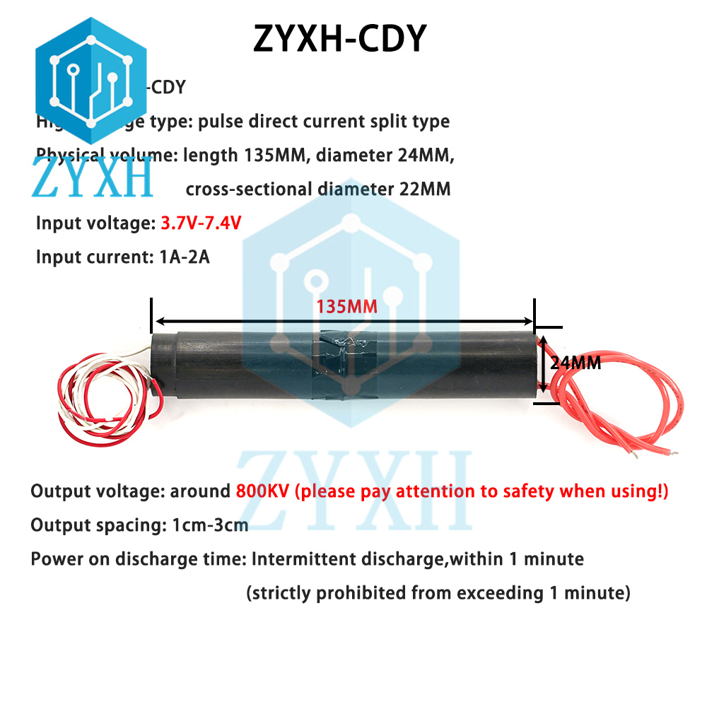 High Voltage Generator 3.7V-7. - đánh giá và giá Boost Converter